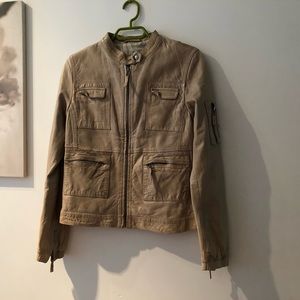 Leather jacket Massimo Dutti size S